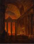 Robert Hubert Fire  - Hermitage